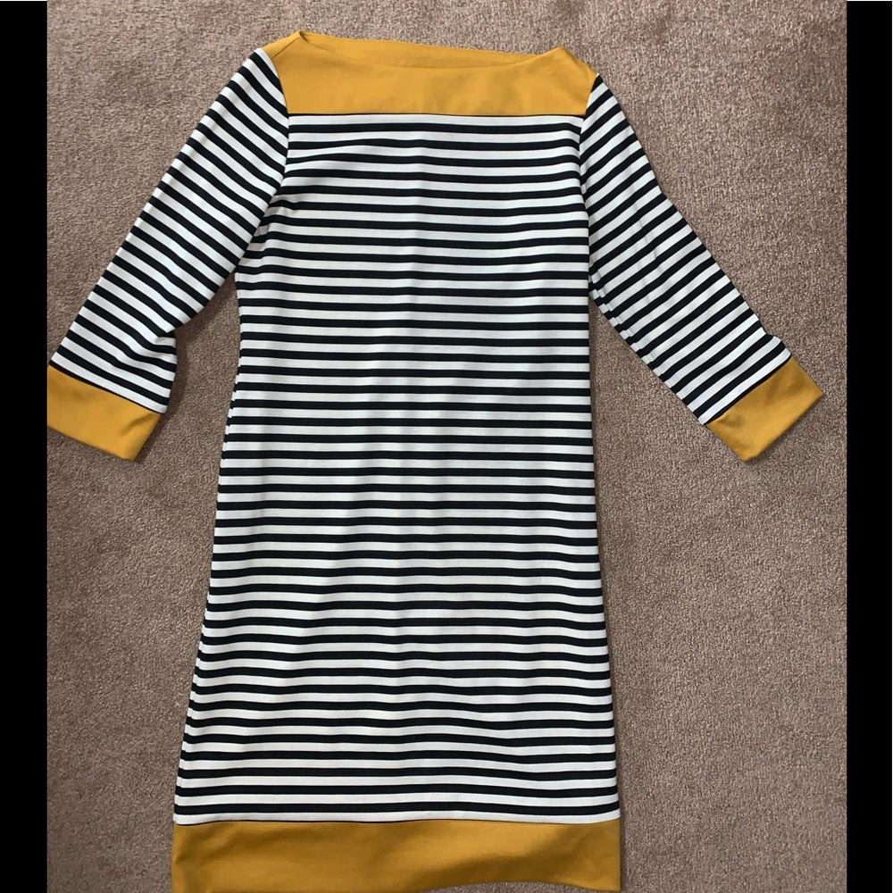 Isaac Mizrahi fitted three quarter length dress